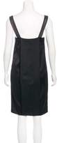Thumbnail for your product : Ports 1961 Metallic-Accented Knee-Length Dress