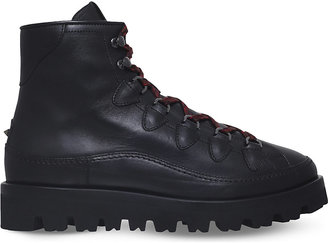 Valentino Hardwork leather hiking boots