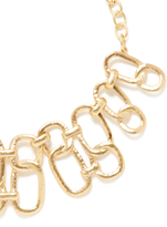 Thumbnail for your product : Kenneth Jay Lane Gold Interlocking Multi-Shape Station Necklace