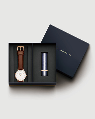 Daniel Wellington Men's Watches - Gift Set - Classic St Mawes 40mm + Nato Strap Glasgow - Size One Size at The Iconic