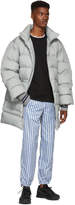 Thumbnail for your product : Wonders White and Blue Stripe Camp Track Pants