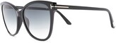 Thumbnail for your product : Tom Ford Eyewear Cat-Eye Gradient-Lens Sunglasses