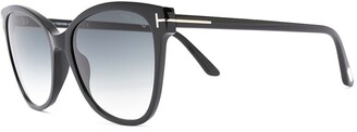 Tom Ford Eyewear Cat-Eye Gradient-Lens Sunglasses