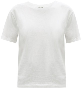 Saint Laurent Cotton-jersey T-shirt - White