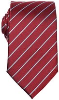 Thumbnail for your product : Yves Saint Laurent 2263 Yves Saint Laurent red and light blue striped silk tie