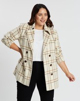 Thumbnail for your product : Atmos & Here Sarah Double-Breasted Coat