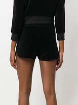 Thumbnail for your product : Juicy Couture Swarovski embellished velour shorts