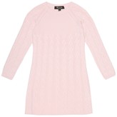 Thumbnail for your product : Loro Piana Kids Downy Cables cashmere sweater dress