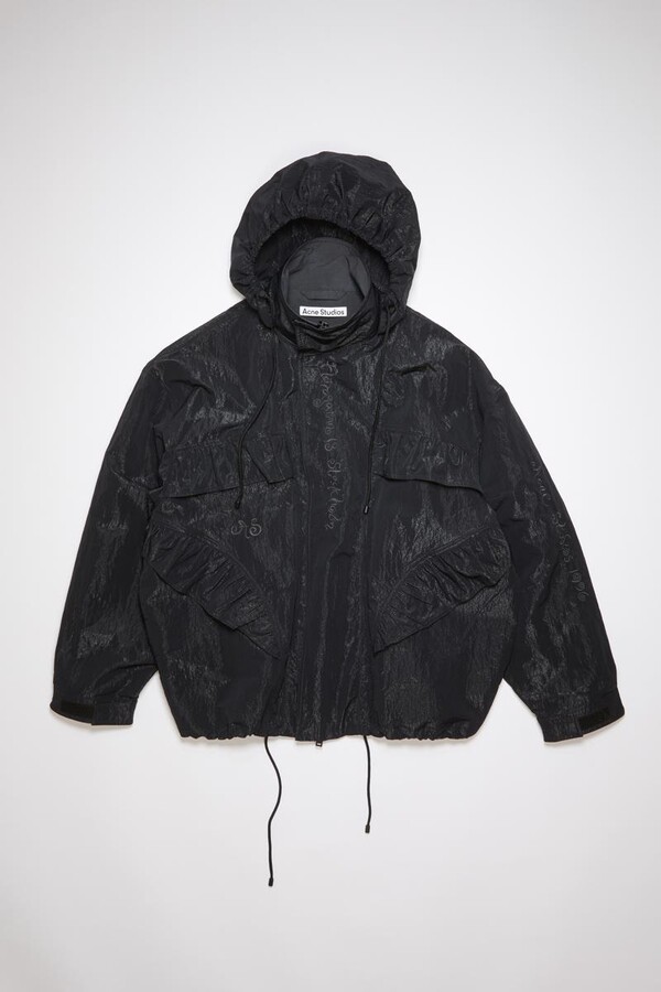 Acne Studios Embroidered nylon jacket - ShopStyle 