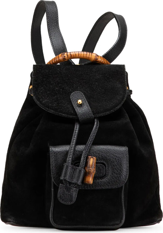 20th Century Bamboo Suede backpack