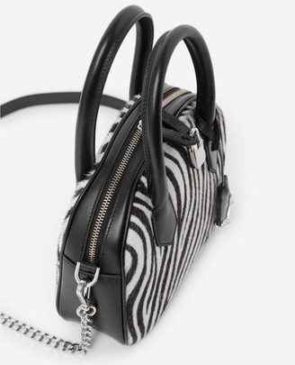 The Kooples Irina zebra-print medium-size bag
