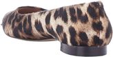 Thumbnail for your product : Barneys New York Haircalf Point-Toe Flats-Brown
