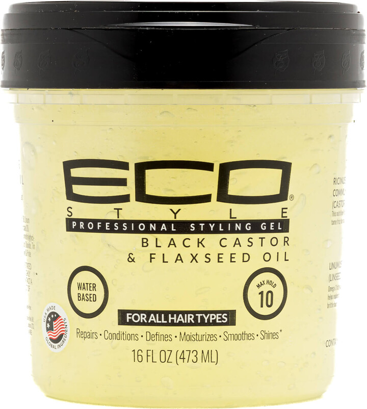 EcoStyle Black Castor & Flaxseed Oil Styling Gel 473ml ShopStyle Hair