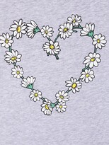 Thumbnail for your product : Stella McCartney Kids daisy-chain heart-print T-shirt