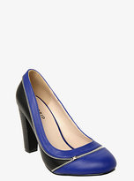 Thumbnail for your product : Torrid Colorblock Zipper Heels (Wide Width)