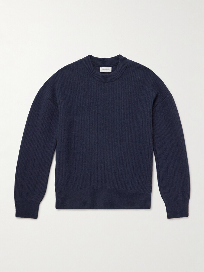 Oliver Spencer Burley Ribbed Wool Sweater