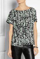 Thumbnail for your product : Kenzo Printed crepe de chine top