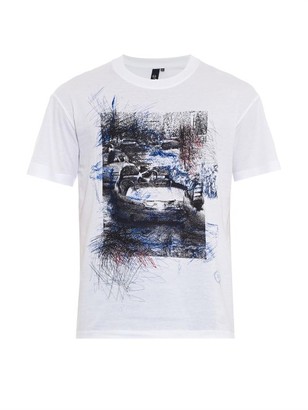 McQ Bumper car-print jersey T-shirt