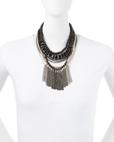 Thumbnail for your product : Haute Hippie Multi-Strand Beaded Fringe Necklace