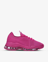 Thumbnail for your product : Kg Kurt Geiger Legit logo-tab knitted trainers