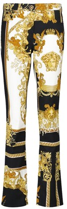 Versace Barocco flared jeans - ShopStyle