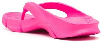 Balenciaga Ridged Rubber-Sole Flip-Flops