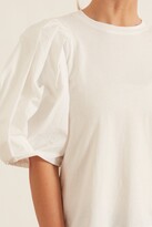 Thumbnail for your product : Sea Nadja Taffeta Tee in White Jersey