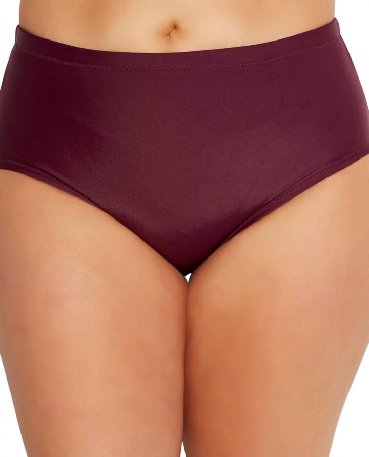 Raisins Women's Curve Mid Rise Swim Brief - Plus In St Vincent