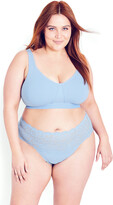 Thumbnail for your product : HIPS & CURVES Wire Free Soft Cup Bra - blue