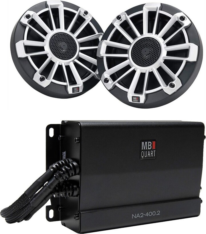 MB Quart Marine Powersports Nautic 2 Channel 400 Watt Maximum Power