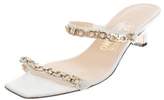 Thumbnail for your product : Ferragamo Embellished Slide Sandals