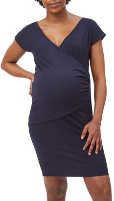 Stowaway Collection Maternity Eva Rib-Knit Maternity Dress