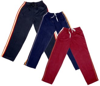 Indistar Boys Premium Cotton Full Length Lower/ Track Pant with 2 Open Pocket(Pack of 3)__