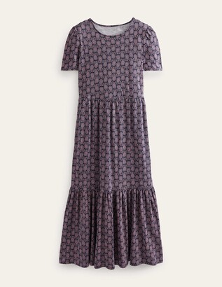 Boden Tiered Easy Jersey Midi Dress