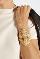 Thumbnail for your product : Valentino Owl gold-plated cuff