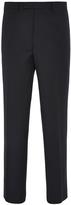 Thumbnail for your product : Austin Reed Flat Front Navy Birdseye Trousers