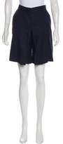 Thumbnail for your product : Stella McCartney Wool Knee-Length Shorts Blue Wool Knee-Length Shorts