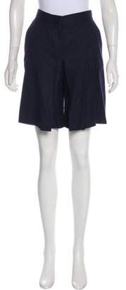 Stella McCartney Wool Knee-Length Shorts Blue Wool Knee-Length Shorts