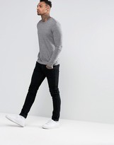 Thumbnail for your product : ASOS Crew Neck Sweater In Gray Cotton