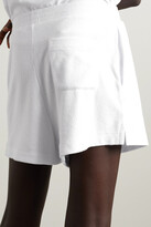 Thumbnail for your product : WSLY Cotton-blend Terry Shorts - White