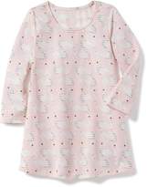 Thumbnail for your product : Old Navy Swan-Print Sleep Dress for Toddler & Baby