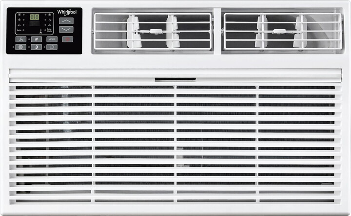 Whirlpool New 8,000 BTU 115V up to 350 sq ft Through the Wall Air Conditioner with Supplemental Heat, White, WHAT082-HAW