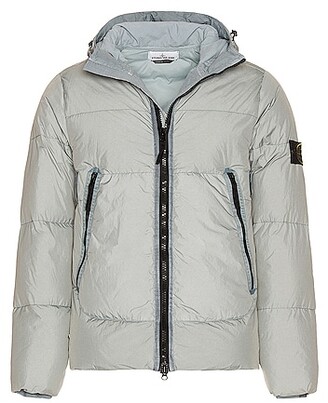 Stone Island Real Down Jacket in Grey