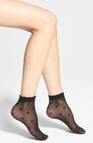 Thumbnail for your product : Nordstrom 'Heartbreaker' Sheer Ankle Socks