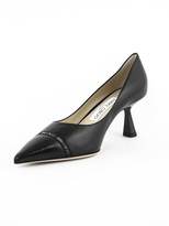 Thumbnail for your product : Jimmy Choo Black Nappa Leather Rene Pumps