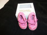 Thumbnail for your product : Michael Kors NEW Baby SHOES PINK/FUSCHIA Crib Shoe SZ 3 (6-9 MONTHS)