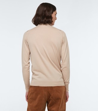 John Smedley Cotswold long-sleeved polo shirt