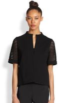 Thumbnail for your product : Lafayette 148 New York Lattice-Detail Jacket