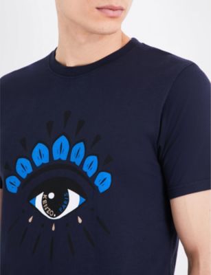 Kenzo Eye-motif cotton-jersey T-shirt