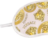 Thumbnail for your product : Versace Medusa Printed Cotton & Tech Eye Mask